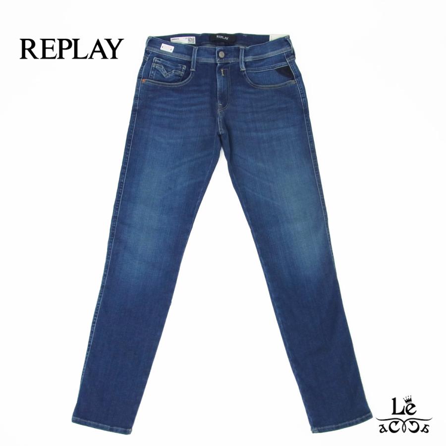 REPLAY リプレイ メンズ デニム ANBASS ハイパーフレックス RE-USED 