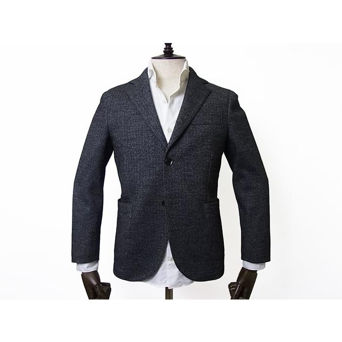 世界の La メンズ ジャケット ウール ヘリンボーン 60 Off セットアップ メンズ ジャケット ウール ヘリンボーン Cresta 秋冬モデル チャコールグレー セットアップ ドラゴーネ Dragone Del ジャケット