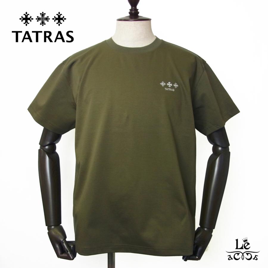 TATRAS タトラス　Tシャツ NUNKI ヌンキ　カーキ　オリーブ　L TATRAS（タトラス） Tシャツ メンズ NUNKI ヌンキ 半袖 クルーネック