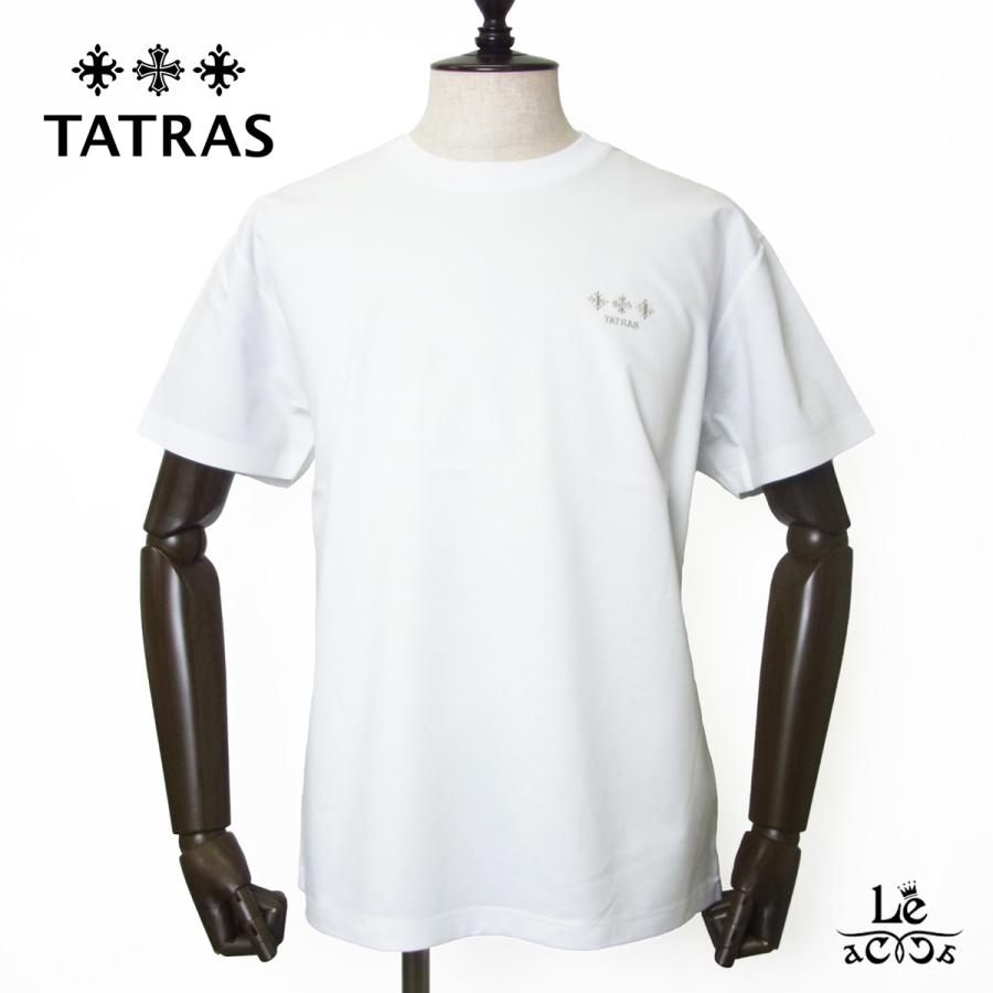 入手困難】タトラス tシャツ 半袖 ヌンキ 両面刺繍 即完売モデル 美品 TATRAS - 【入手困難】タトラス tシャツ 半袖 タイプロゴ 両面