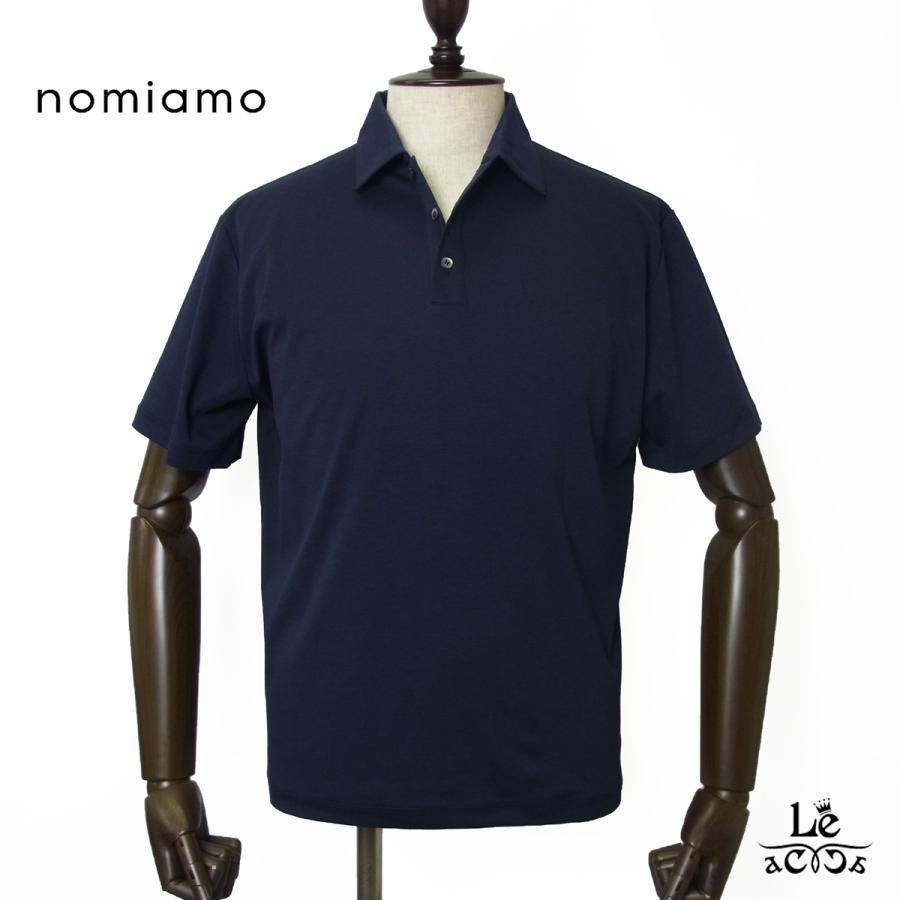 Nomiamo ノミアモ スーピマコットン ポロシャツ メンズ 半袖 無地 ネイビー 紺 イタリア ブランド 日本製 国内正規品 Nom60p 18navy S2 レ アッカ 通販 Yahoo ショッピング
