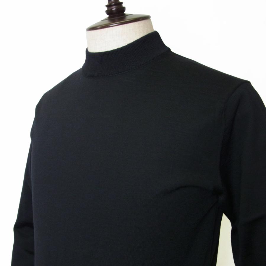 nomiamo ノミアモ モックネック ニット 33ゲージ ウール メンズ
