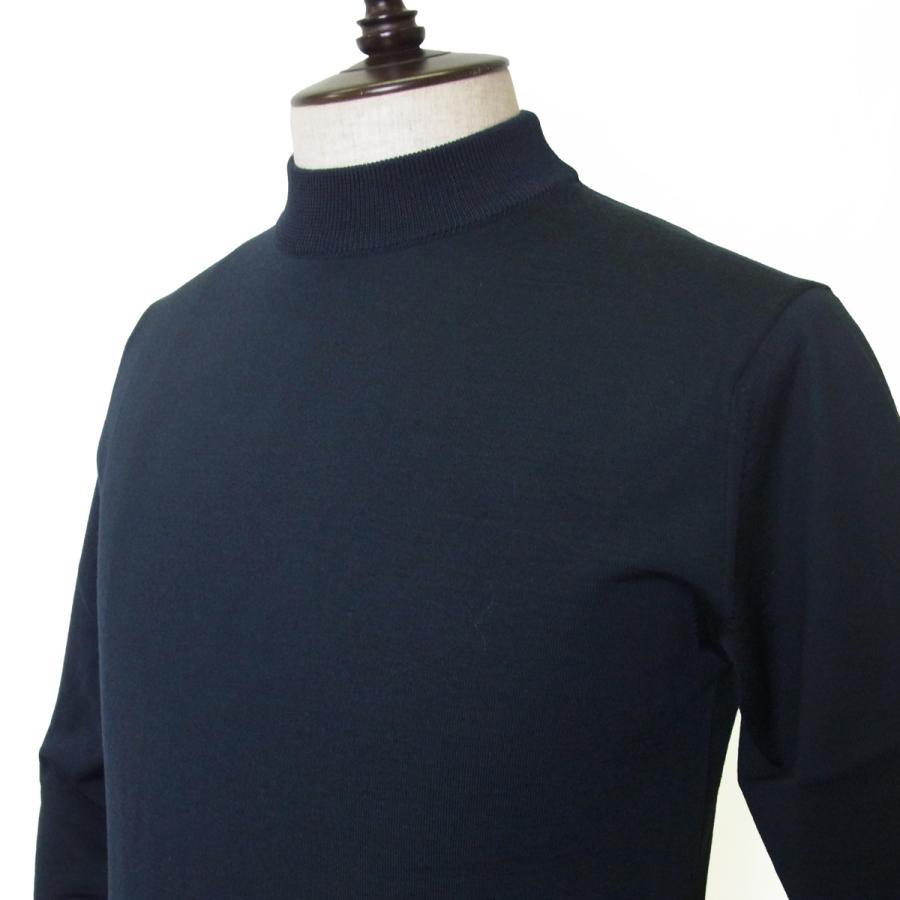 nomiamo ノミアモ モックネック ニット 33ゲージ ウール メンズ