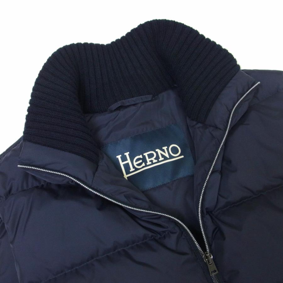 HERNO ヘルノ ポーラテック ダウンベスト 38 M相当 ネイビー 紺 HERNO ヘルノ ポーラテック ダウンベスト 38 M相当 ネイビー 紺