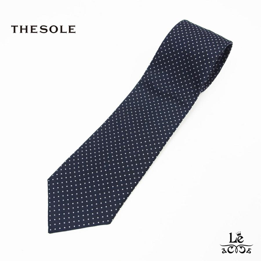THE SOLE ザ ソール ネクタイ ピンドット ネクタイ シルクタイ ドット 