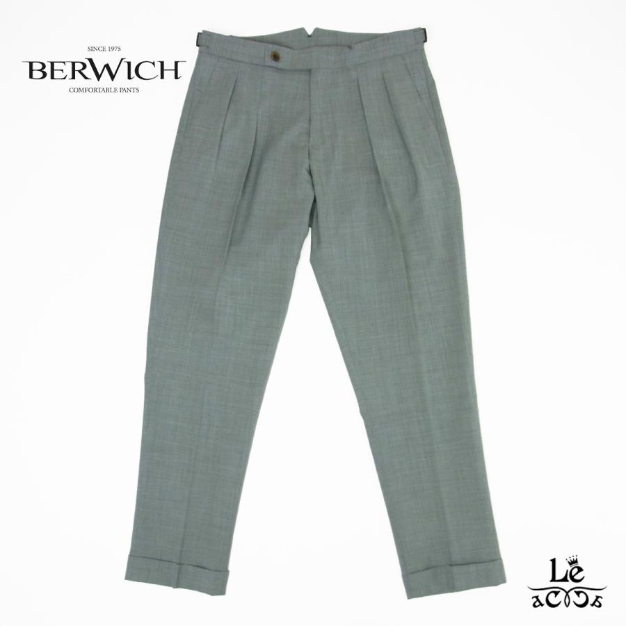 BERWICH ベルウィッチ scotch 44 ライトグレー ウール 春夏 berwich
