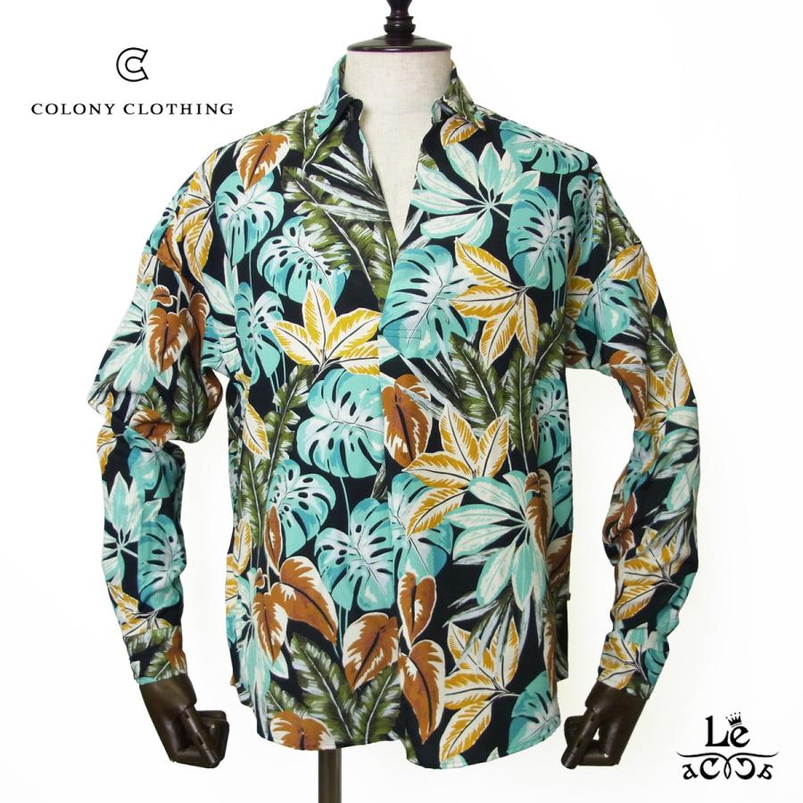 COLONY CLOTHING（コロニークロージング） プールサイドシャツ アロハ
