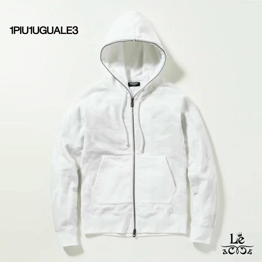 ★美品/定価5.0万★ 1PIU1UGUALE3 ジップ 3 ホワイト 1PIU1UGUALE3 RELAX ウノピゥウノウグァーレトレ リラックス ジップ