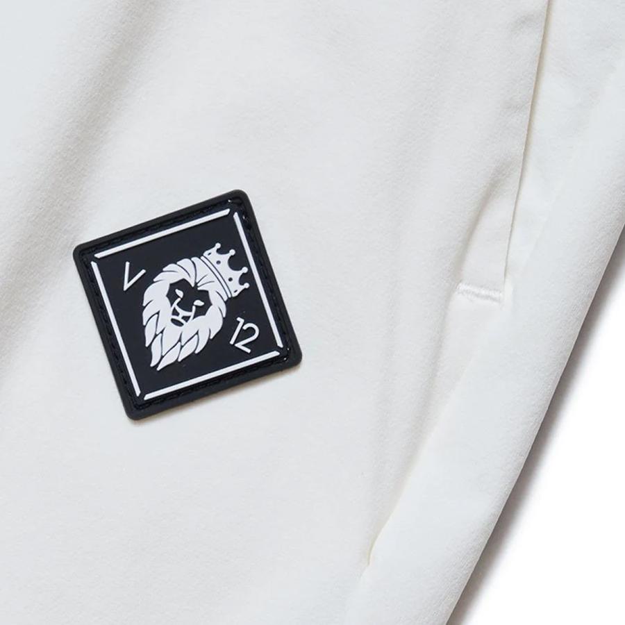 美品 V12 ヴィトゥエルヴ ゴルフパンツ　ホワイト　フロントロゴ　L 美品 V12 ヴィトゥエルヴ ゴルフパンツ ホワイト フロントロゴ L V12