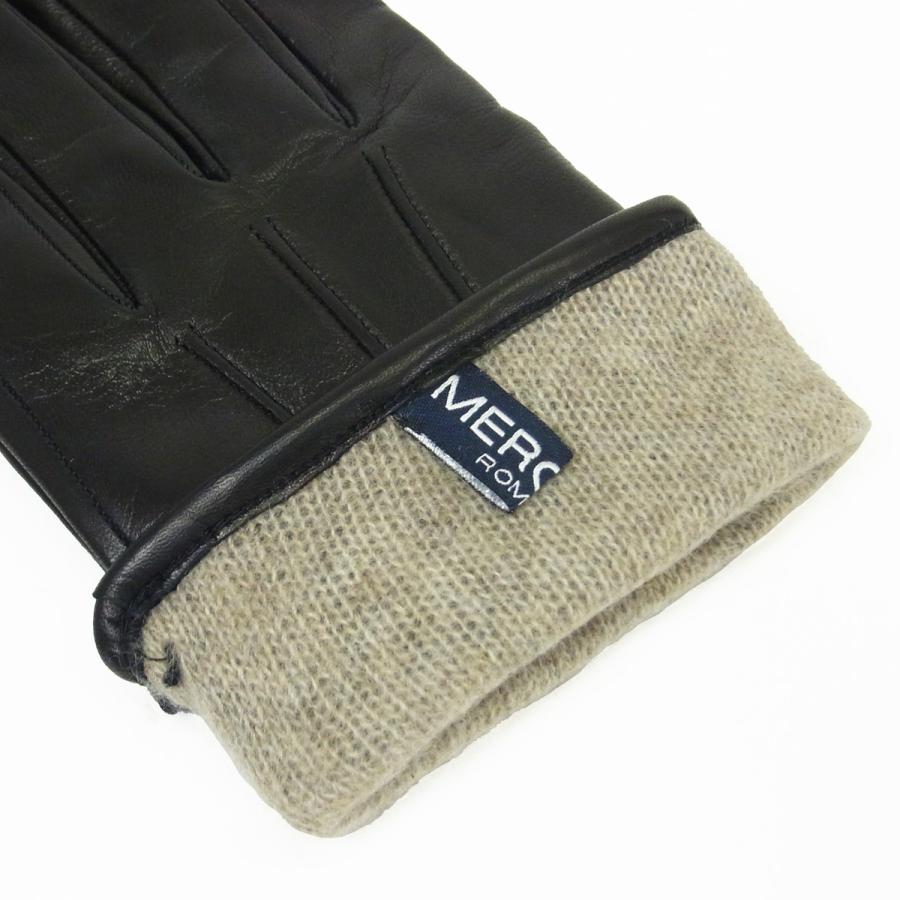 Merola（メローラ） 手袋 グローブ レザー メンズ 本革 カシミヤ