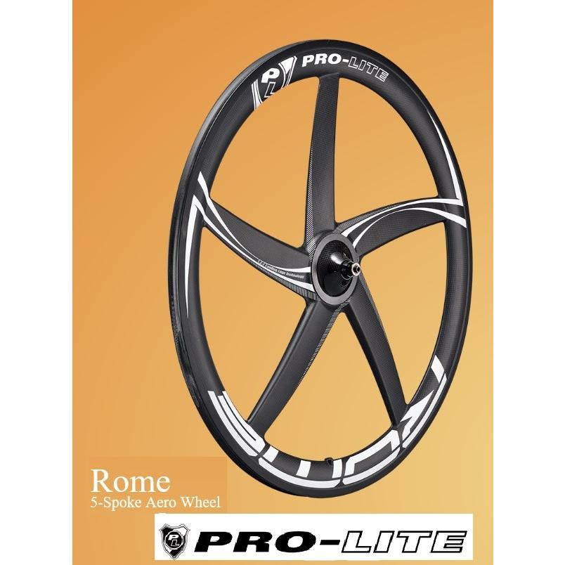 即納☆PRO-LITE Rome バトン 5スポークフロントホイール : rome 