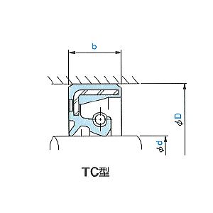 NOK オイルシール 材質NBR 型式 TC15257 部品番号 (AE0588-K1
