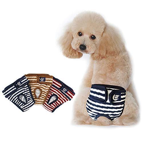 Petleso 犬オムツ 犬用サニタリーパンツ 3枚 洗える 生理用 パンツ 女の子用 雌犬 発情期用 生理パンツm Zhxrkmcvmx 犬用品 Saddam Com Br