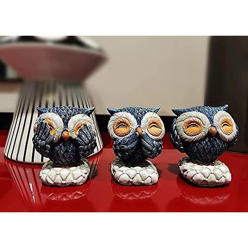 Jiusenhui ふくろう置物 動物マスコット オブジェ フクロウ オーナメント 置物 高さ 9 2cm ふくろう 開運グッズ インテリア 装飾 S メキメキショップ2号店 通販 Yahoo ショッピング