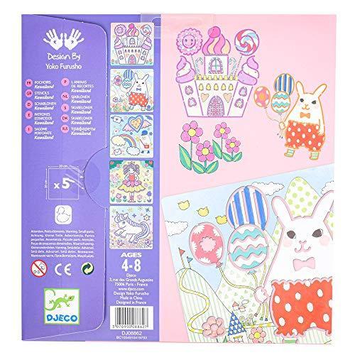 Djeco ジェコ ステンシル カワイイランド Dj062 おもちゃ 知育玩具 写し絵 ぬり絵 お絵描き 簡単 ユニコーン 動物 ピンク こど S メキメキショップ2号店 通販 Yahoo ショッピング
