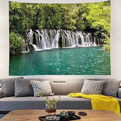 Bennyue 自然風景 タペストリー 多機能壁掛け 森林 滝 水流 壁飾り インテリア おしゃれ 背景布 簡単撮影 模様替え 部屋飾り 寮の飾り お S 2606 メキメキショップ2号店 通販 Yahoo ショッピング
