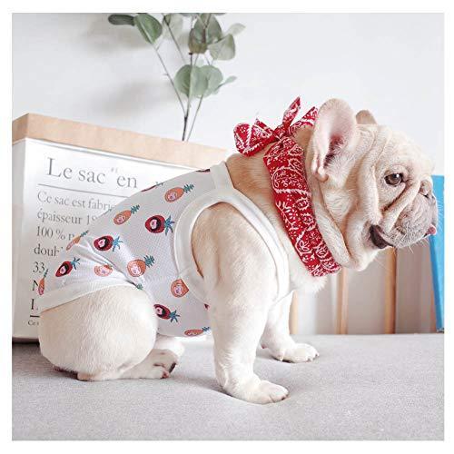 Bennyue 冷却ベスト パイナップル柄 冷感 犬服クール 涼しい 春夏 熱中症対策 吸水速乾 暑さ対策グッズ 小中型犬 接触冷感イラスト S S メキメキショップ2号店 通販 Yahoo ショッピング