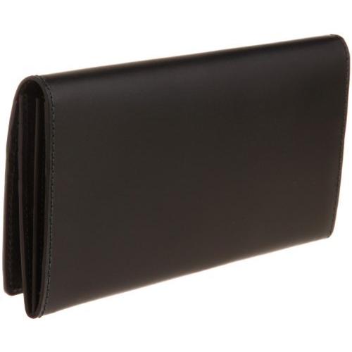 [キタムラ] 財布 長財布 ZH0070 ブラック/ダークグリーンステッチ [黒] 15321 