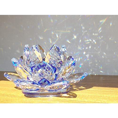 最大15 Offクーポン 蓮の花クリスタルガラス置物インテリア花ハス風水開運サンキャッチャーq0 置物 Amcorp Com Sg