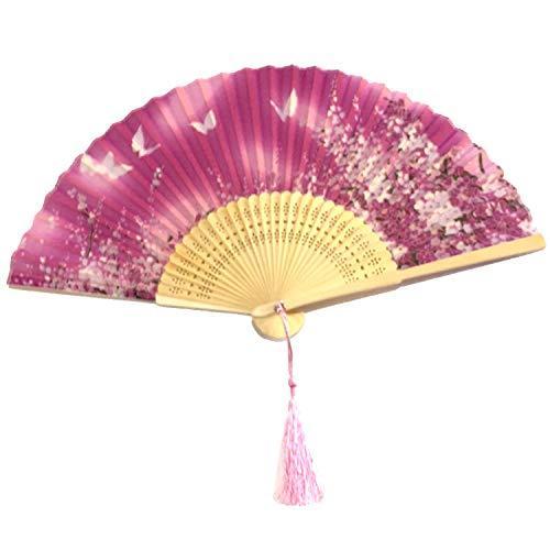 中国扇子 扇子 扇子袋 扇 和風 和装 高級シルク 正絹 綺麗 花 花柄 蝶 梅 桜 おしゃれ 上品 華やか 防暑 暑さ対策 中国雑貨 民芸品 レディ S メキメキショップ2号店 通販 Yahoo ショッピング