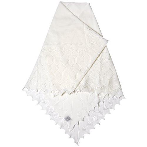 ジーエイチハートアンドサン G.H.HURT&SON おくるみ エレガントウールショール ホワイト