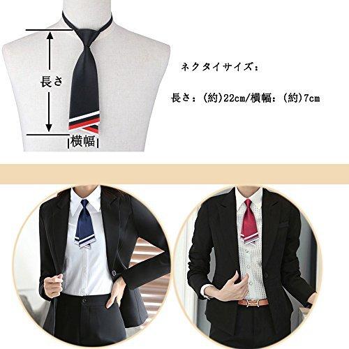 Hanerdun ヘイナーダン ネクタイワンタッチ 女性用 ショートタイ 制服ネクタイ カワイイ シンプル レディース 装着 ビジネス ファッション S 2419 メキメキショップ2号店 通販 Yahoo ショッピング