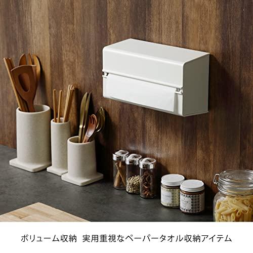 ideaco(イデアコ) どんな壁にも貼れる 徳用サイズ ペーパータオルホルダー ホワイト WALL PT2 (ウォールピーティーツー)｜meki5｜02