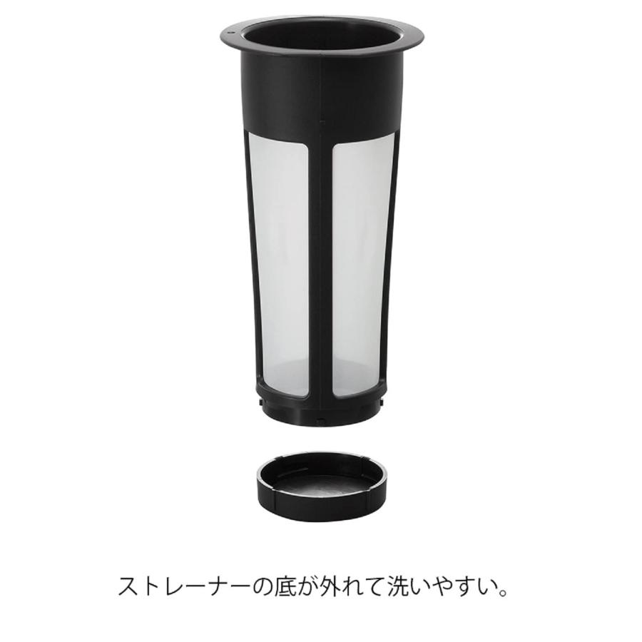 HARIO(ハリオ) 水出し珈琲ポット ミニ ブラック 600ml コーヒー ピッチャー 日本製 MCPN-7-B｜meki5｜02