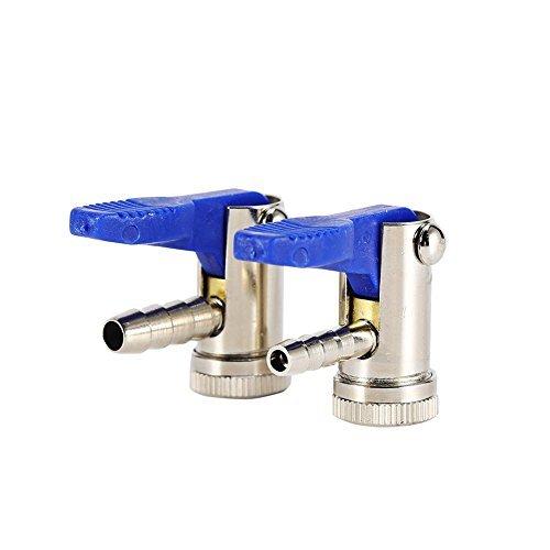 Qiilu 6mm エアーチャック タイヤチャック 空気入れバルブ変換 汎用バルブ レバー式|meki|03