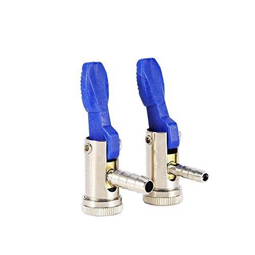Qiilu 6mm エアーチャック タイヤチャック 空気入れバルブ変換 汎用バルブ レバー式|meki|04