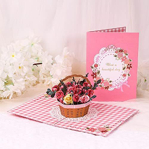 立体 バースデーカード 花 メッセージカード グリーティングカード 母の日 カード の花 ポップアップカード お誕生日 カード バラのかご T99jqhbtt3 テレビゲーム Www Bayhay Vn