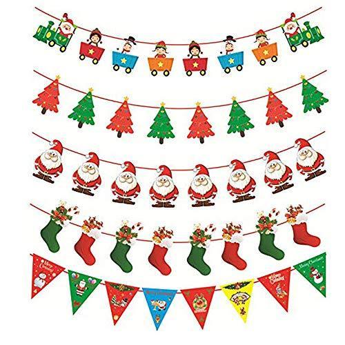 クリスマスガーランド 3m 5種類 クリスマス飾り 飾り付け 店舗 ショップ 部屋 装飾 Christmas パーティー サンタ オーナメント メリー S メキメキヤフーショップ 通販 Yahoo ショッピング