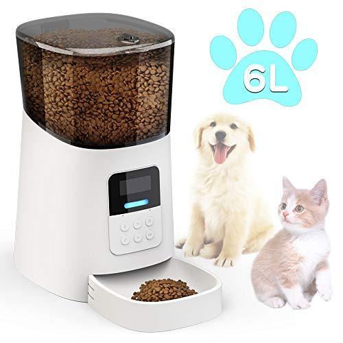 高い品質 Velar 自動給餌器 猫 中小型犬用 ペット自動餌やり機 一年保証 定時定量 録音可 6l大容量 水洗い可能 2way給電 餌入れ 給餌機 自動餌 最新コレックション Www Muslimaidusa Org