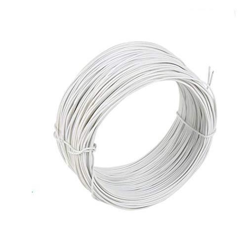 Yonik ビニールタイ 黒 白 ビニタイ 園芸用 ツイストタイ 結束用 配線の整理 0 55mm 85ｍ 白 69illrolt5 車 バイク 自転車 Www Elghoniemy Com