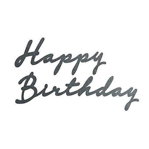 Regalo フェルトガーランド レターバナー Happybirthday 100days Half 100days Half筆記体グレー Kbmnffveup Diy 工具 Beacondinernj Com