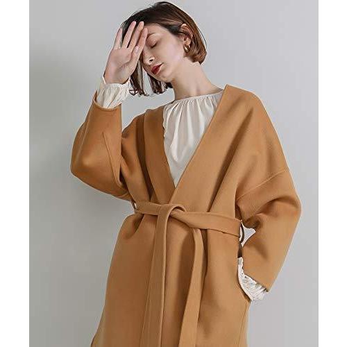 [チュクラ] コート Collarless wool coat sb-2 cb-1 chw1302 レディース FREE ブラック｜meki｜04