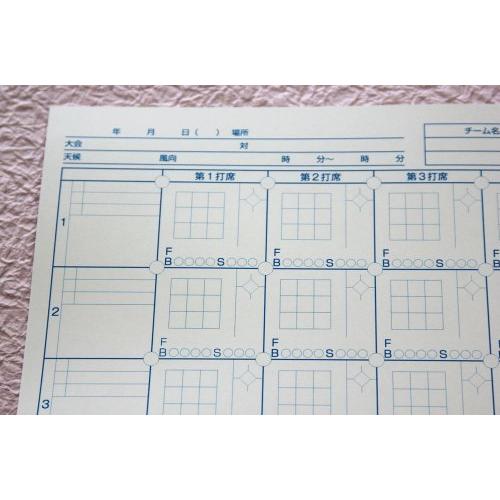ファッションデザイナー 設備 備品 P 9s01grs 投手用９分割スコアブック 9scope Pitching Scorebook Www Threeriversofs Com