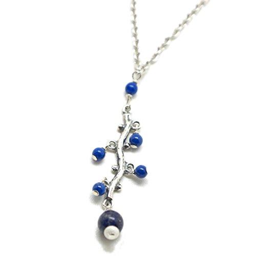 ウエンチズコレクション Uenchs Collection 枝のリンクパーツとラピスラズリのチェーンネックレス Slv925 Nb 送料 無料キャンペーン