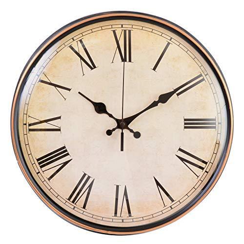 壁掛け時計 アンティーク 連続秒針 掛け時計 クラシックな盤面とお洒落なローマ数字がマッチした レトロ な 北欧デザイン 壁時計 アンティーク S メキメキヤフーショップ 通販 Yahoo ショッピング