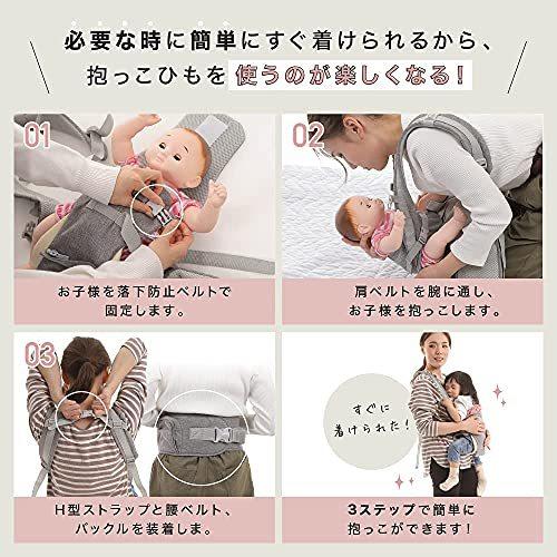 Mirai Labo ミライラボ 抱っこひも 抱っこ紐 だっこひも 新生児 首すわり前も横抱き 人気のヒップシート付き S メキメキヤフーショップ 通販 Yahoo ショッピング