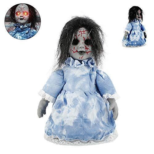 Pandacherry ハロウィン 飾り 幽霊 ゴースト 人形装飾 音声制御 スイッチ制御 怖い表情 目が光る 話す可能 地面を歩く可能 ホラー 小道 S 1024 メキメキヤフーショップ 通販 Yahoo ショッピング