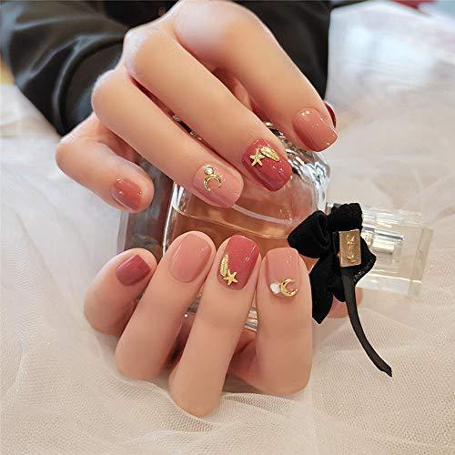 人気 3d 星の月 可愛い優雅ネイル パーティネイル 手作りネイルチップ S メキメキヤフーショップ 通販 Yahoo ショッピング