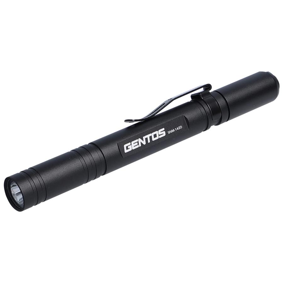 GENTOS(ジェントス) 懐中電灯 小型 LED ペンライト 単4電池式 200ルーメン SNMシリーズ SNM-142D ハンディライト フラッシュライト（Yahoo!・meko store）