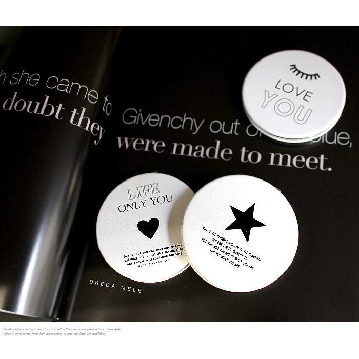 セール価格 Monaモノクロ コンパクト ミラー 手鏡 記念 お揃い ギフト プレゼント 送料無料 Z 173 Awesome Shop 通販 Yahoo ショッピング