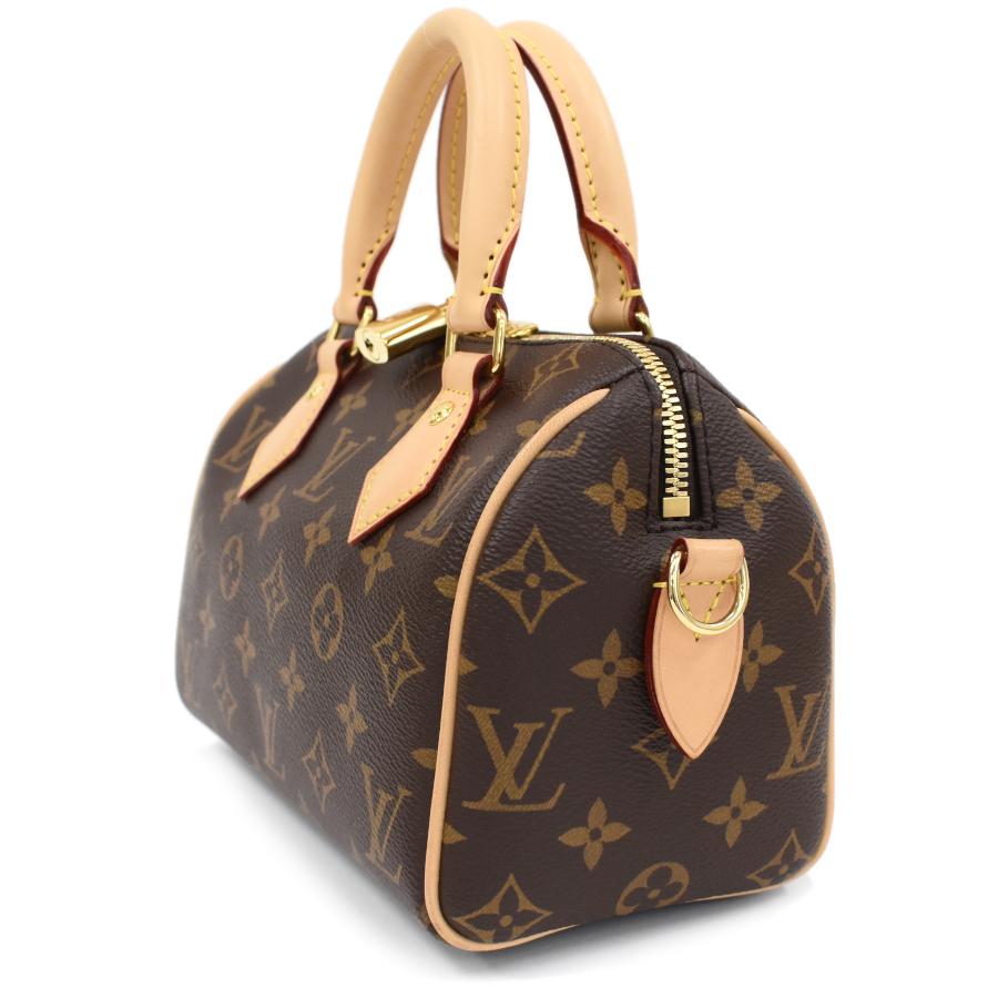 新品同様 ルイヴィトン スピーディ バンドリエール 20 2way ハンドバッグ M46222 モノグラム ブラウン ベージュ LOUIS VUITTON Speedy Bandouliere 20｜melcastcom｜02