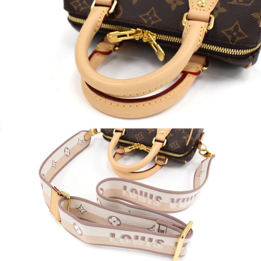 新品同様 ルイヴィトン スピーディ バンドリエール 20 2way ハンドバッグ M46222 モノグラム ブラウン ベージュ LOUIS VUITTON Speedy Bandouliere 20｜melcastcom｜07