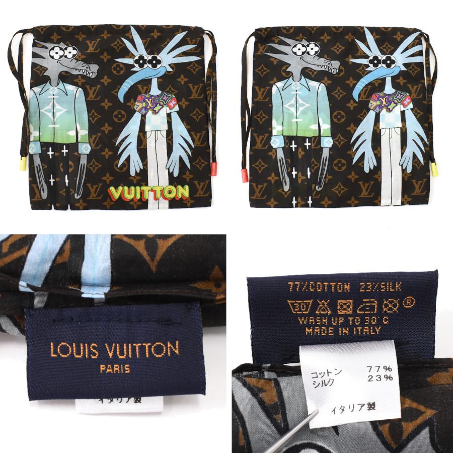ルイヴィトン　モノグラム　マスク・バンダナ・ポーチ ルイヴィトンモノグラムマスク・バンダナ・ポーチ