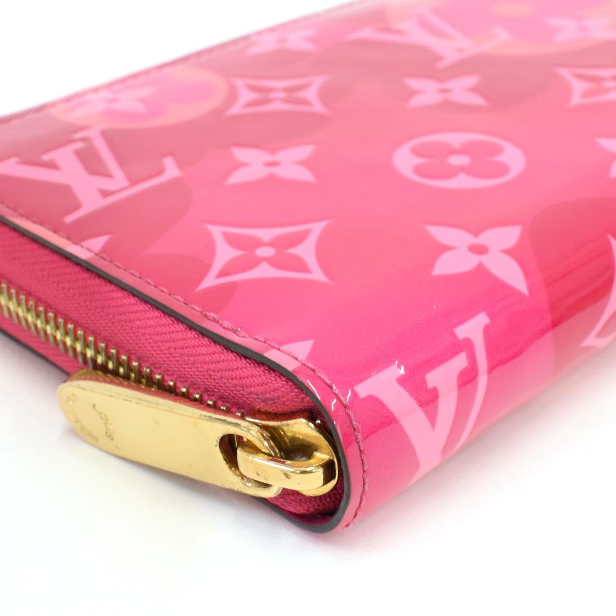 ルイヴィトン/LOUIS VUITTON/財布/ヴェルニ/ジッピーウォレット/バレンタイン限定/ピンク/ラウンドファスナー長サイフ/M90585【SA8352】 ルイ ヴィトン モノグラムヴェルニ ジッピーウォレット 2021年