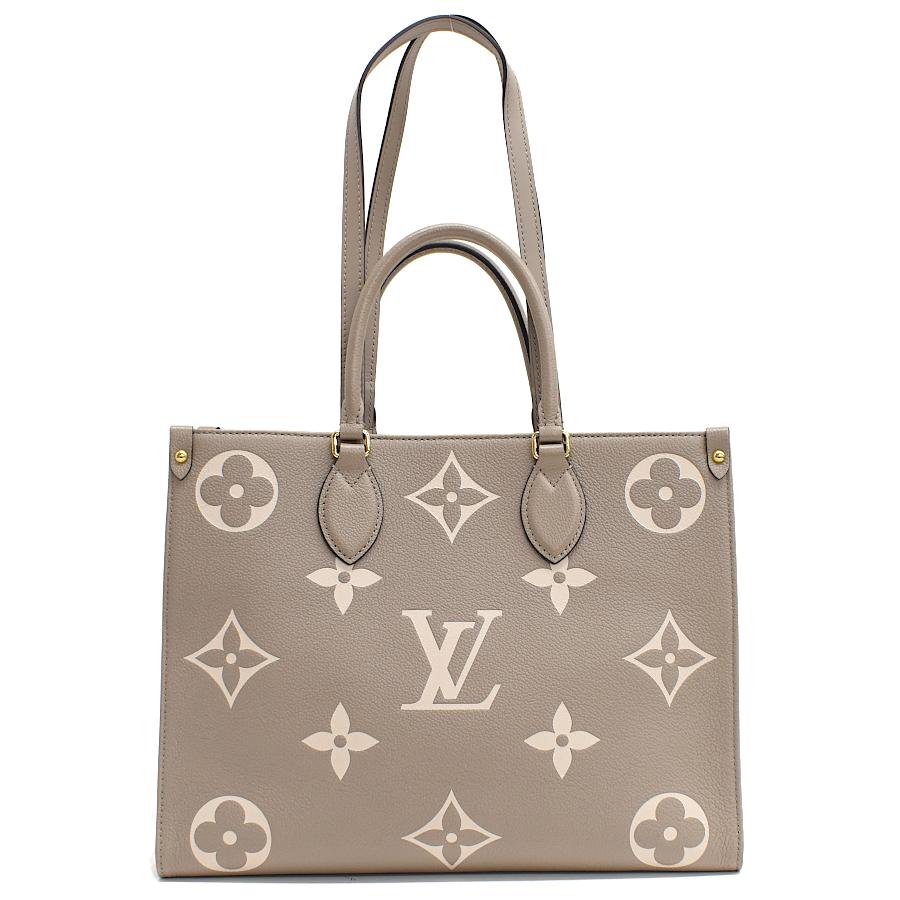 美品Louis Vuitton オンザゴーpmM45494 オンザゴー（LOUIS VUITTON） ルイヴィトン オンザゴーMM 2way トート