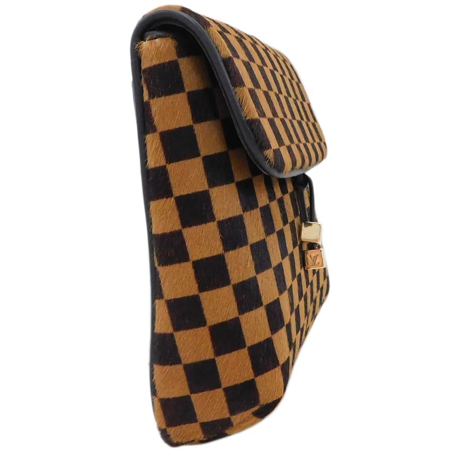 LOUIS VUITTON ダミエソバージュ ガゼル M92130 ショルダーバッグ ハラコ ブラウン 鑑定済み 正規品 ルイ・ヴィトン LOUIS VUITTON - LOUIS VUITTON ダミエソバージュ ガゼル M92130